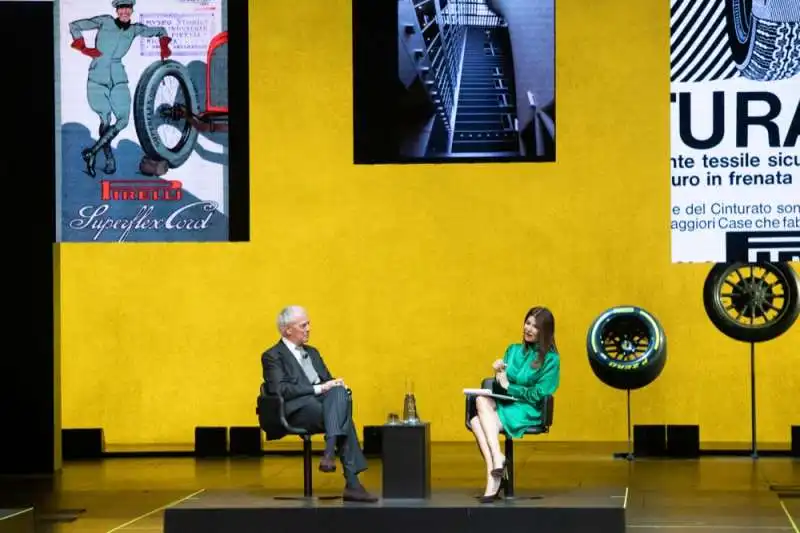 pirelli 150 anni; marco tronchetti provera;ilaria d’amico