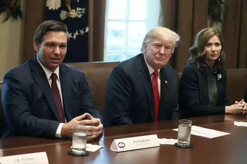 ron desantis donald trump kristi noem 