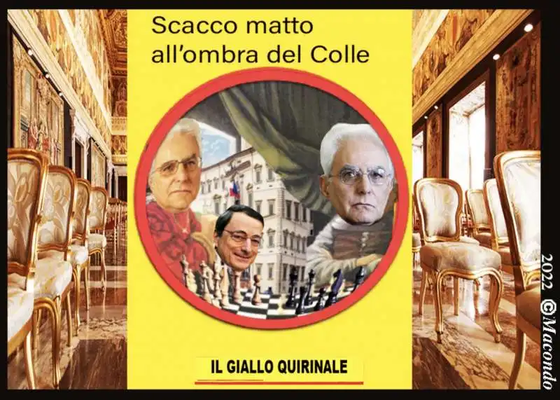 sergio mattarella mario draghi   quirinale  by macondo 