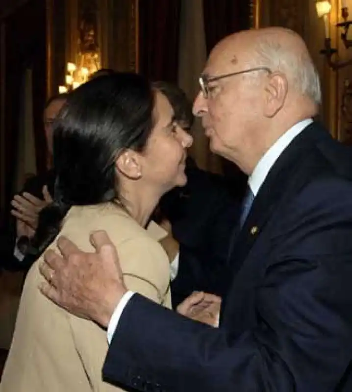 SILVIA TORTORA E GIORGIO NAPOLITANO