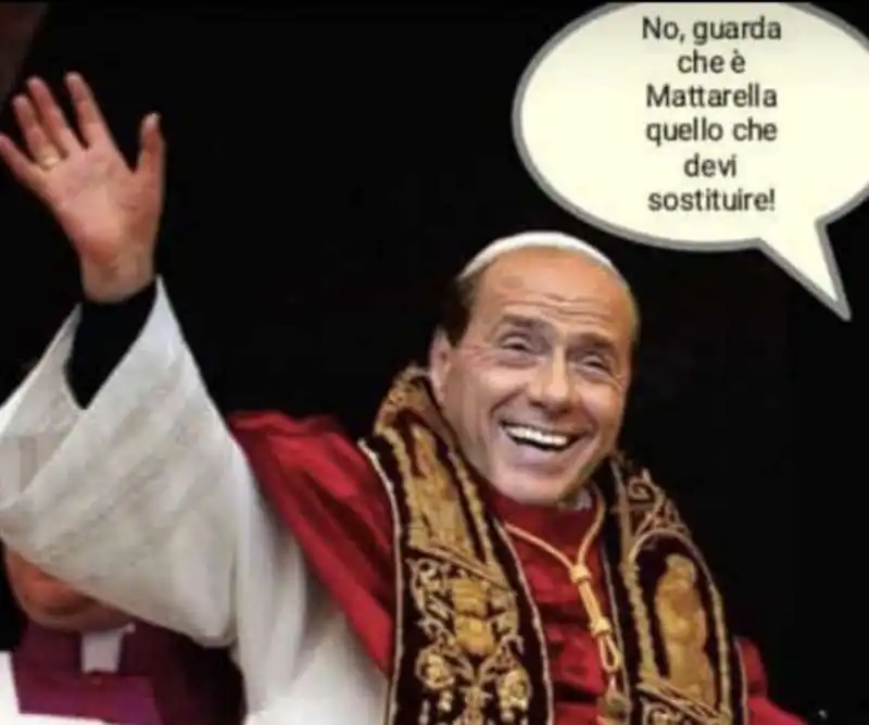 SILVIO BERLUSCONI AL QUIRINALE MEME