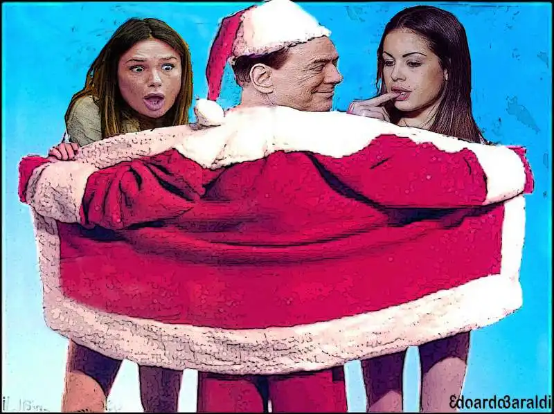 SILVIO BERLUSCONI BABBO NATALE 