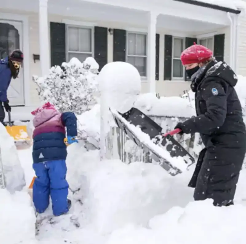 tempesta di neve in america 1