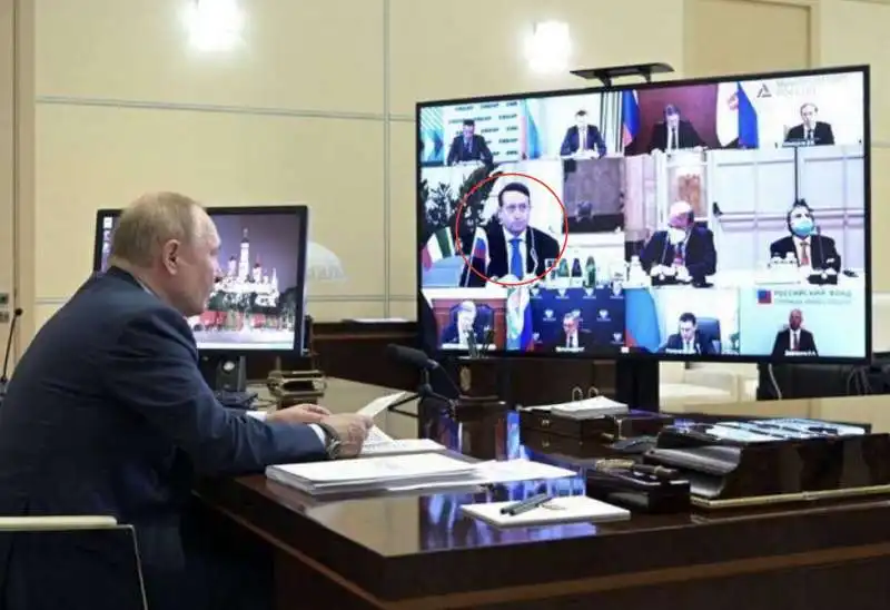 VINCENZO TRANI ALLA VIDEOCONFERENZA CON VLADIMIR PUTIN