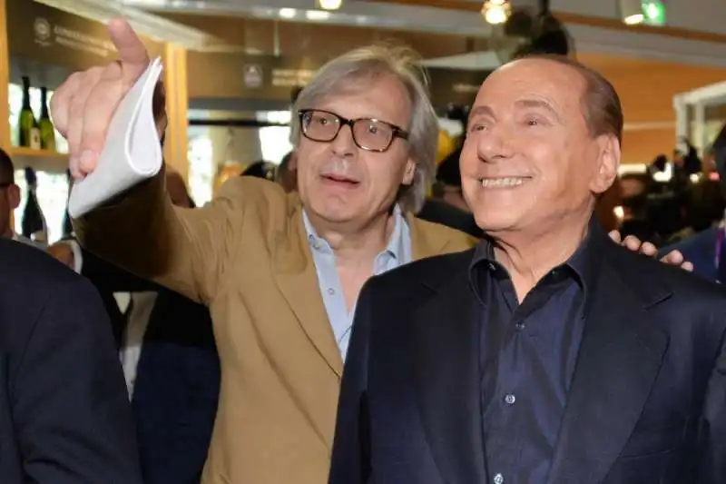 vittorio sgarbi e silvio berlusconi 5