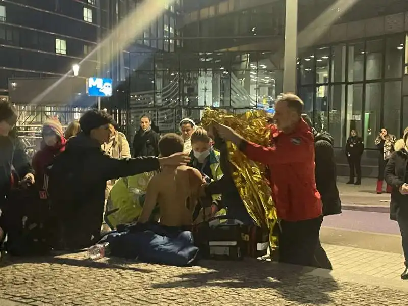 AGGRESSIONE METRO BRUXELLES