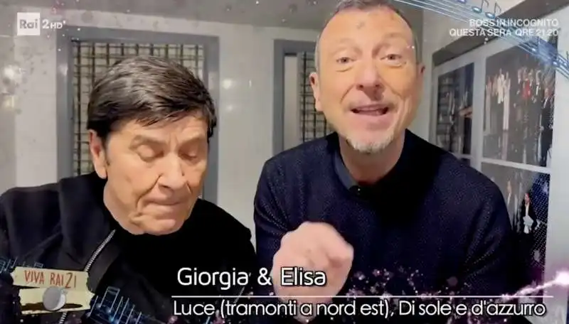 amadeus e morandi annunciano i duetti di sanremo 2023   1