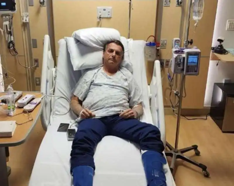 BOLSONARO IN OSPEDALE IN FLORIDA