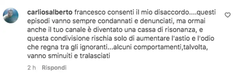 COMMENTI AL VIDEO DELL ULTRA ROMANISTA 1