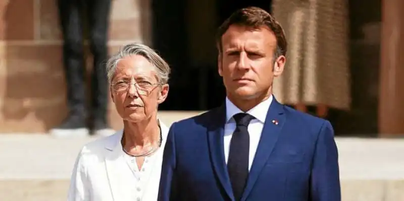 emmanuel macron e Elisabeth Borne