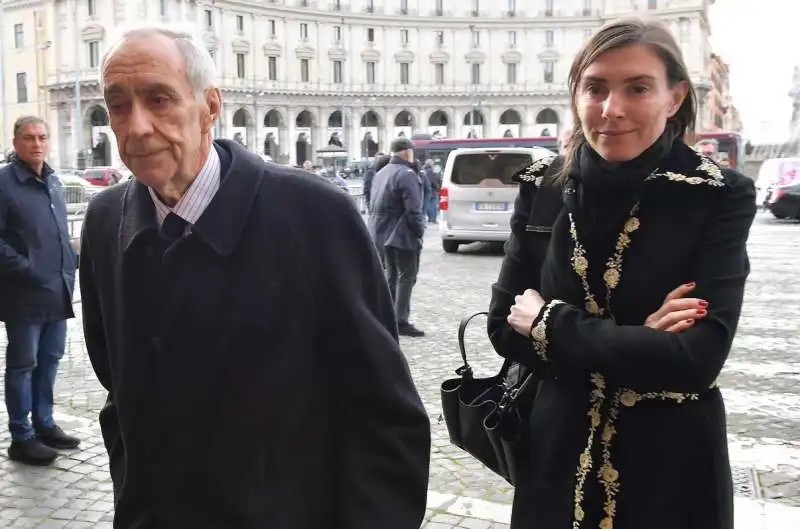 franco carraro con la figlia albertina  foto di bacco