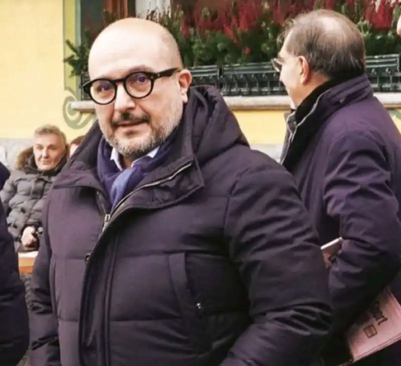 gennaro sangiuliano e ignazio la russa a cortina foto chi 