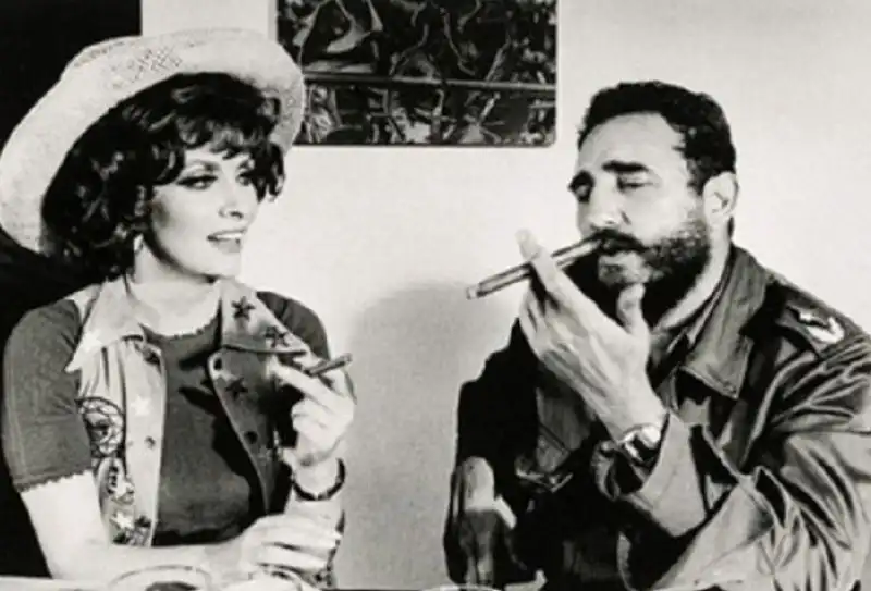 gina lollobrigida fidel castro