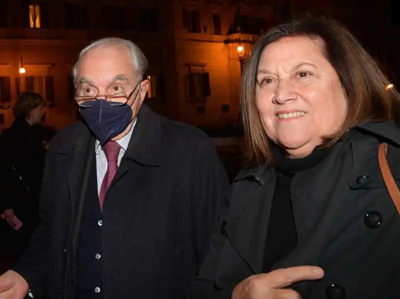 giuliano amato e lucia annunziata  foto di bacco