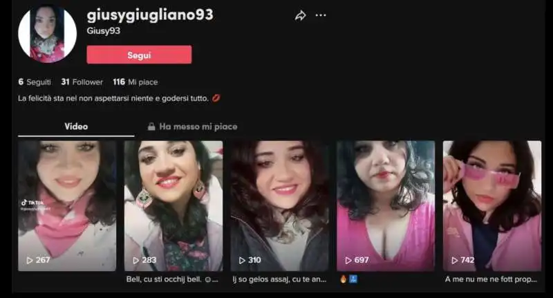 giuseppina giugliano   la bidella pendolare su tiktok  