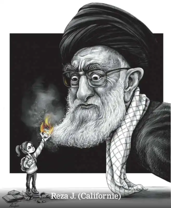 khamenei nelle vignette di charlie hebdo     11