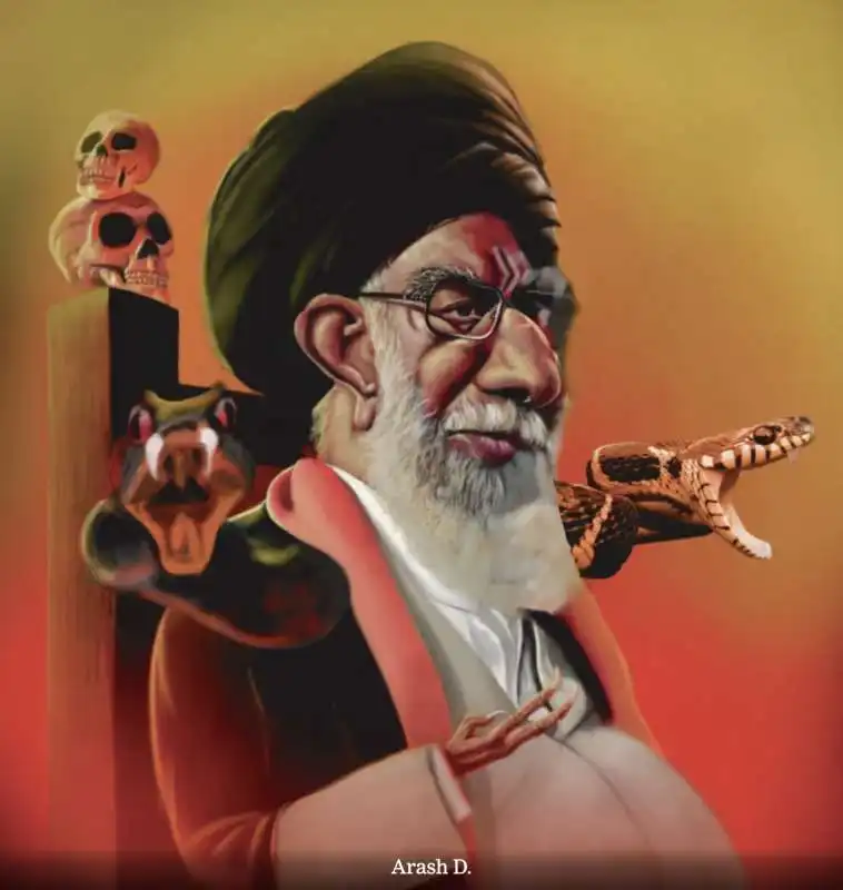 khamenei nelle vignette di charlie hebdo     13