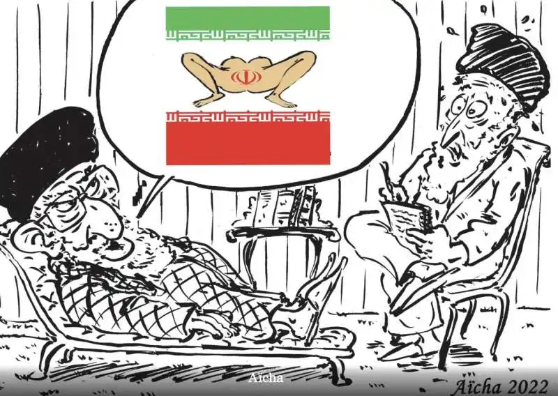 khamenei nelle vignette di charlie hebdo     21