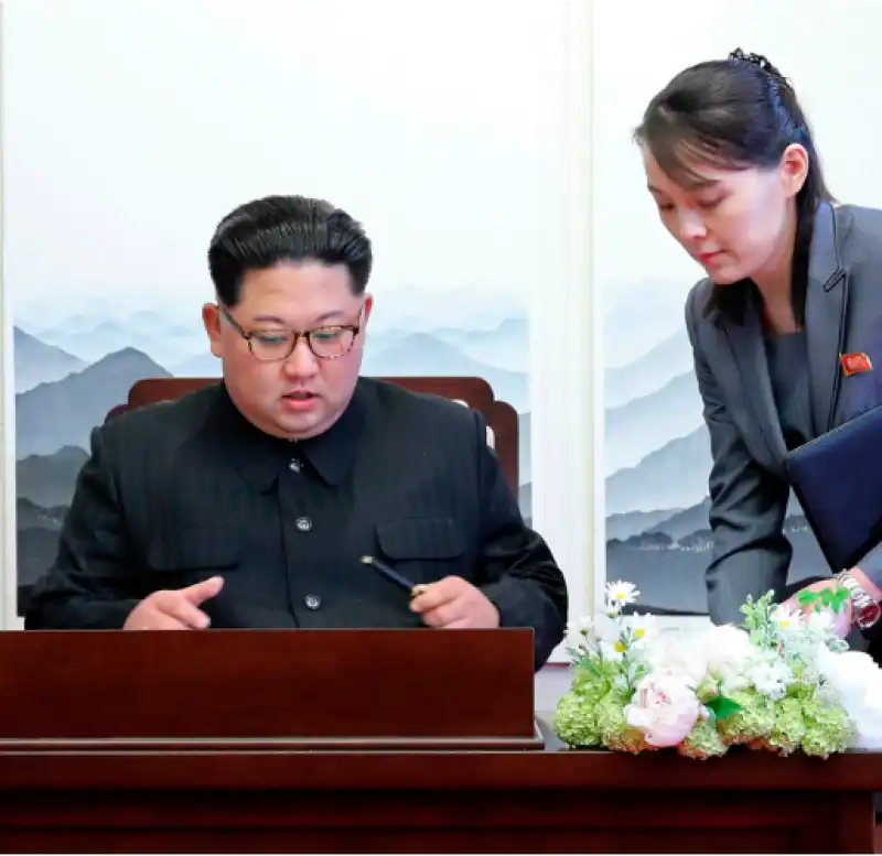 Kim Yo-jong e Kim Jong-un