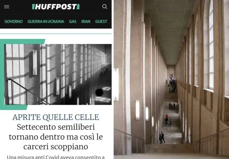 l huffington post e la foto dell alte pinakothek di monaco come carcere