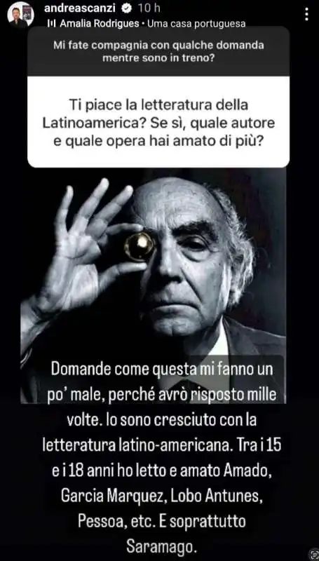 le risposte di andrea scanzi su instagram 3