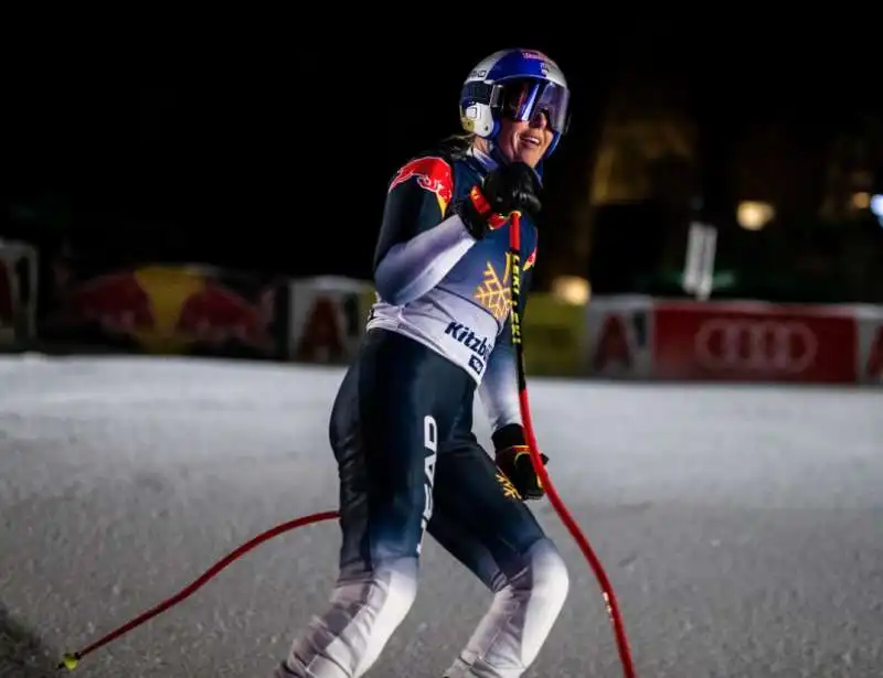 lindsey vonn SULLA STREIF kitzbuhel. 