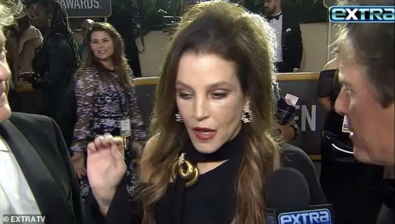 lisa marie presley golden globes 20234