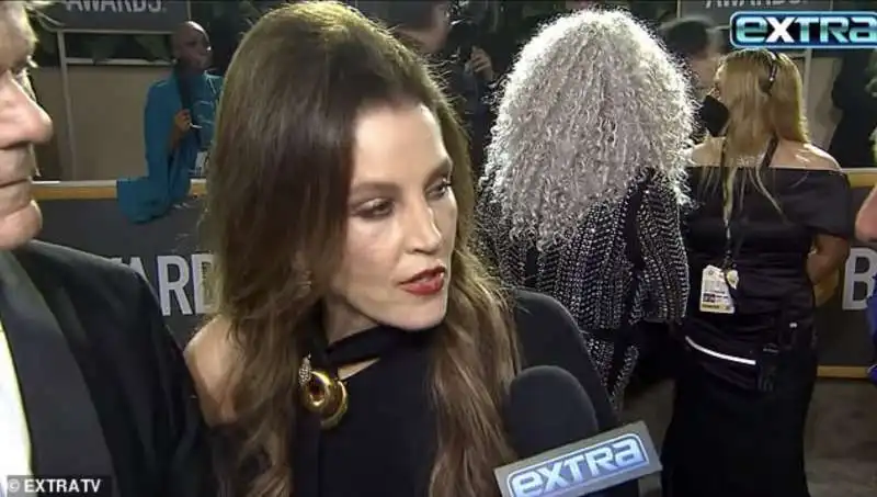 lisa marie presley golden globes 20235