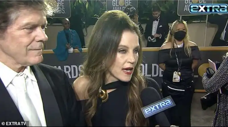 lisa marie presley golden globes 20238