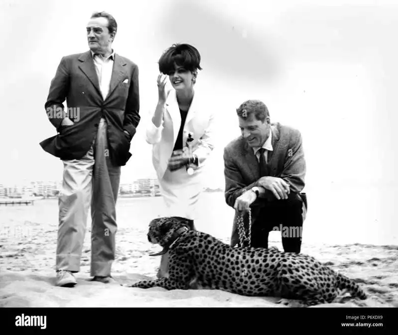 LUCHINO VISCONTI CLAUDIA CARDINALE BURT LANCASTER E IL LEOPARDO 