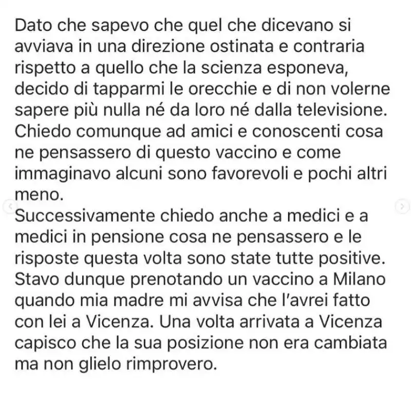 MADAME E LA SPIEGAZIONE SULLA MANCATA VACCINAZIONE 2 DI 4