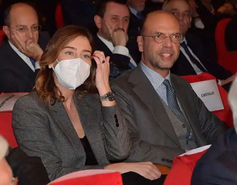 maria elena boschi  angelino alfano  foto di bacco