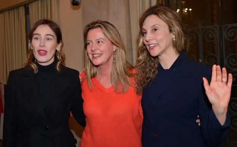 maria elena boschi  beatrice lorenzin  marianna madia  foto di bacco