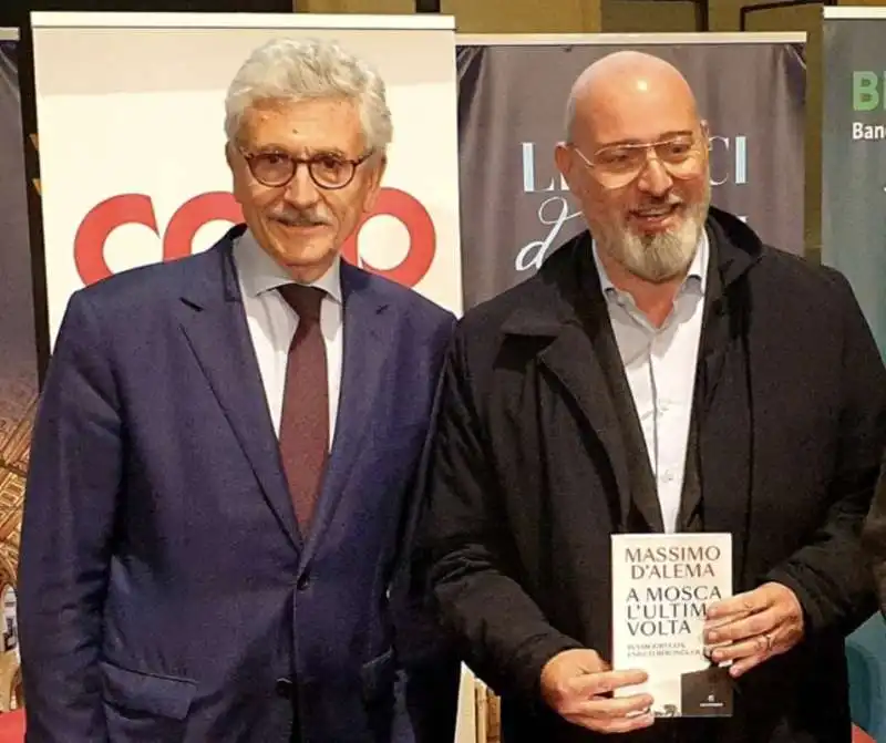 MASSIMO D'ALEMA E STEFANO BONACCINI