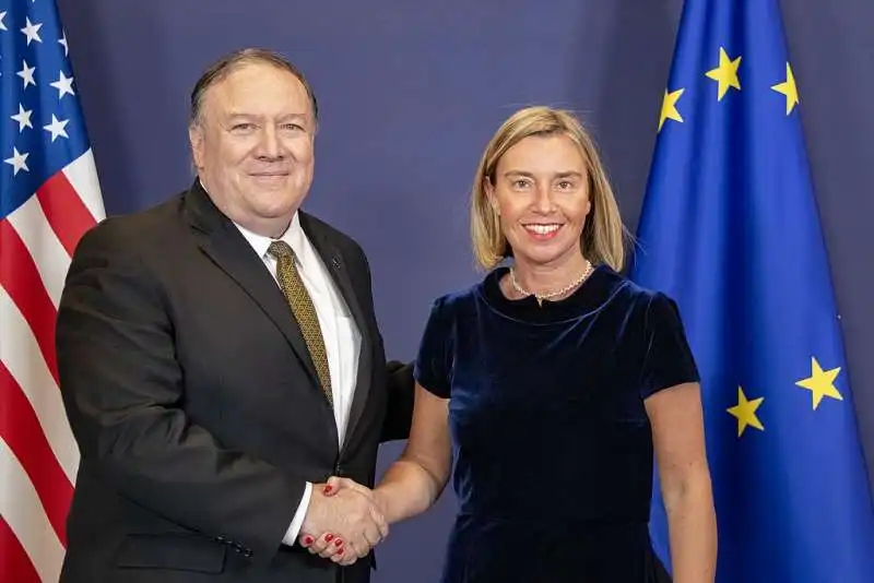 MIKE POMPEO FEDERICA MOGHERINI 