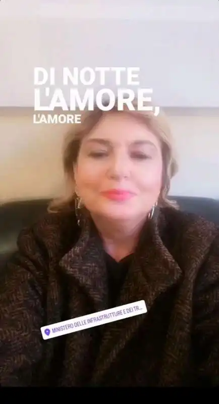 monica setta si tagga al ministero dei trasporti