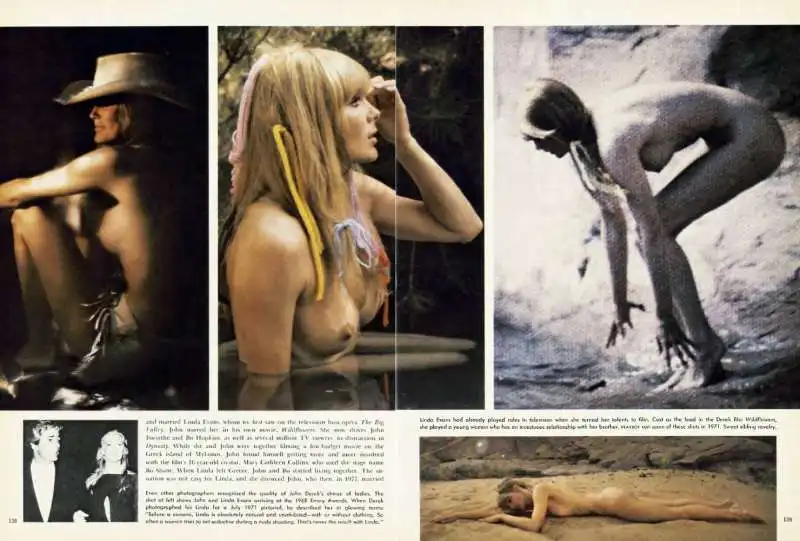 playboy italia gen 1983 linda evans foto by john derek