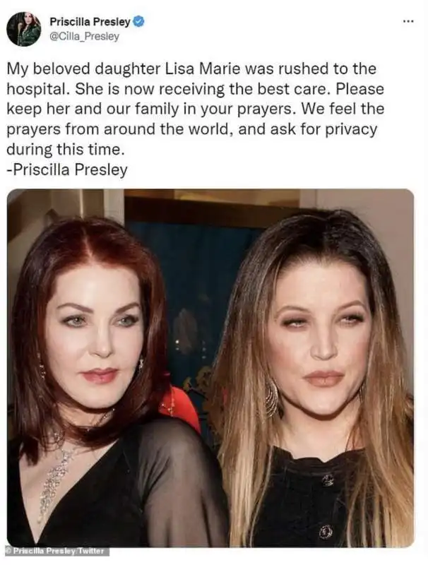 priscilla presley tweet