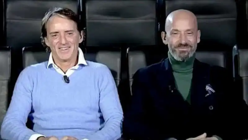 ROBERTO MANCINI E GIANLUCA VIALLI A CHE TEMPO CHE FA 