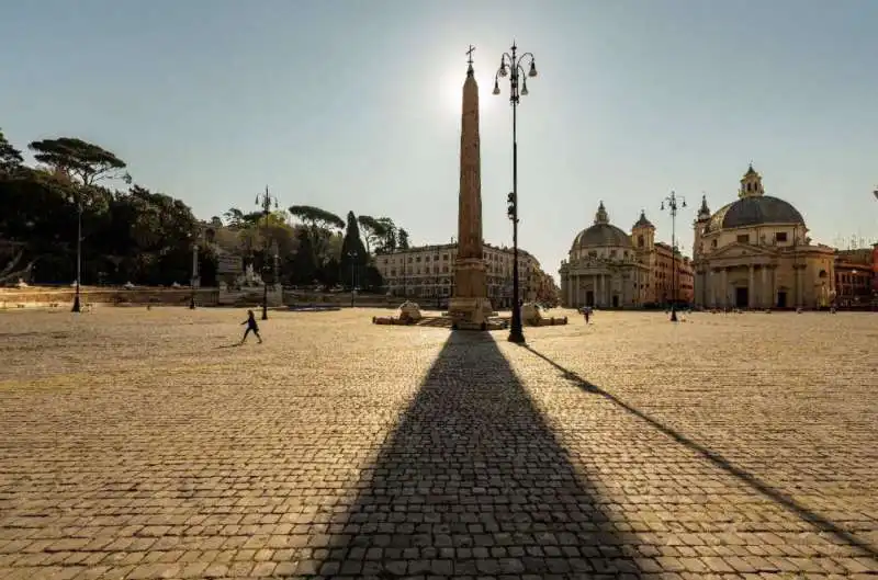 roma durante il lockdown   foto moreno maggi 1