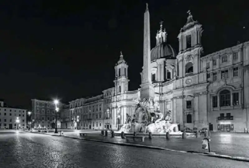 roma durante il lockdown   foto moreno maggi 10