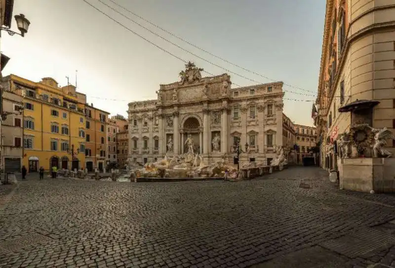 roma durante il lockdown   foto moreno maggi 2