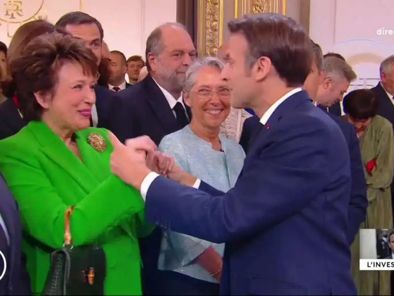 ROSELYNE BACHELOT EMMANUEL MACRON 