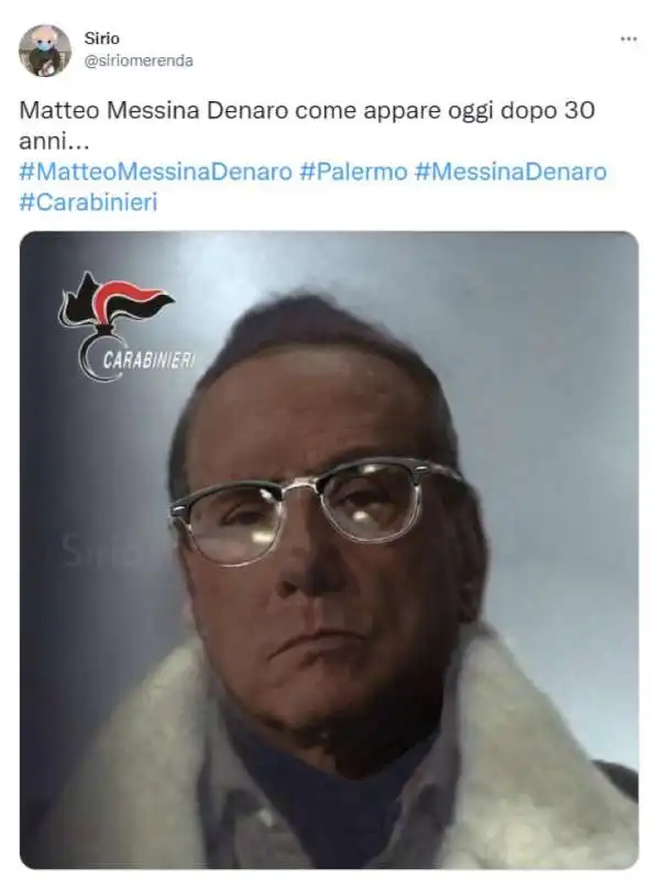 tweet su matteo messina denaro 2