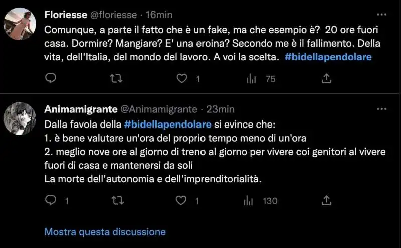 tweet sulla bidella pendolare giuseppina giugliano   2