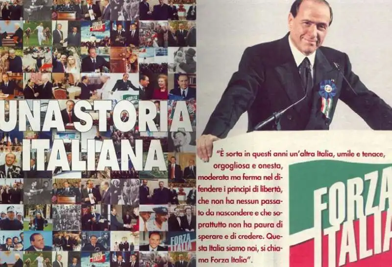 UNA STORIA ITALIANA - L OPUSCOLO DI SILVIO BERLUSCONI 