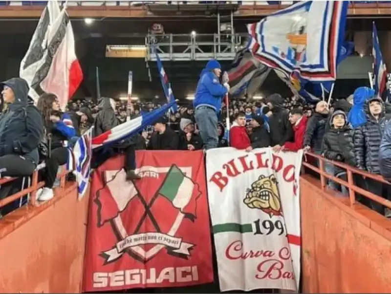 vessilli bari marassi sampdoria napoli