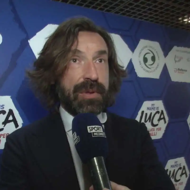 andrea pirlo alla serata my name is luca