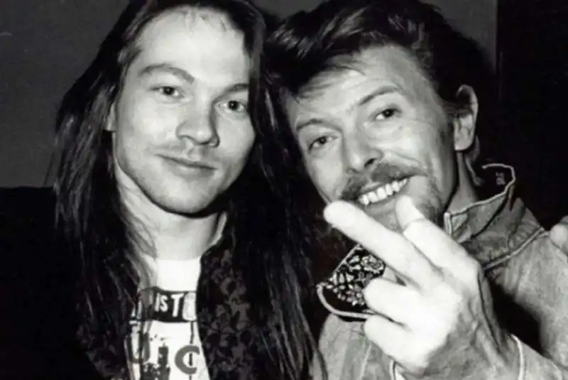 axl rose david bowie 