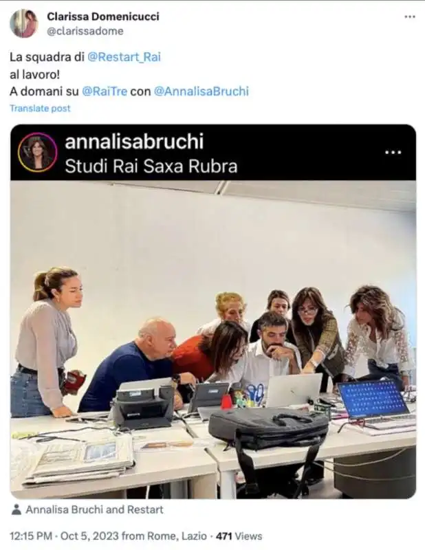 CLARISSA DOMENICUCCI NELLA SQUADRA DI ANNALISA BRUCHI 